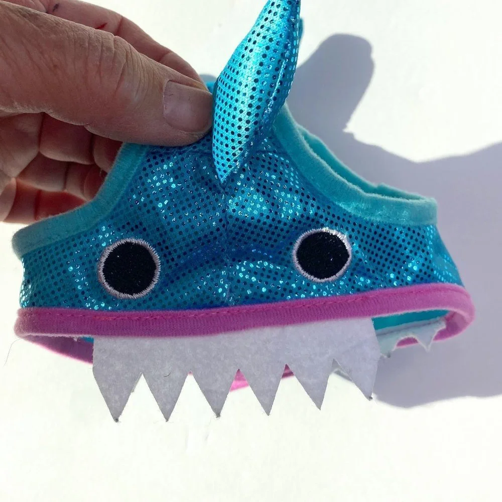 Hyde and Eek Boutique, Shark, cat Halloween Costume, OSFM, in blue, pink, white.